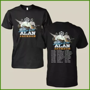 Alan Jackson Last Call One More For The Road Tour 2024-2025 T-shirt Heavyweight T-shirt Men